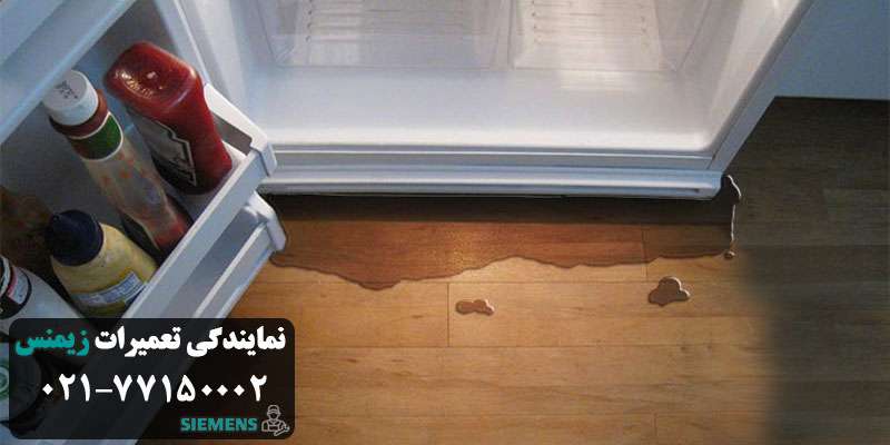 نشت آب در یخچال فریزر زیمنس